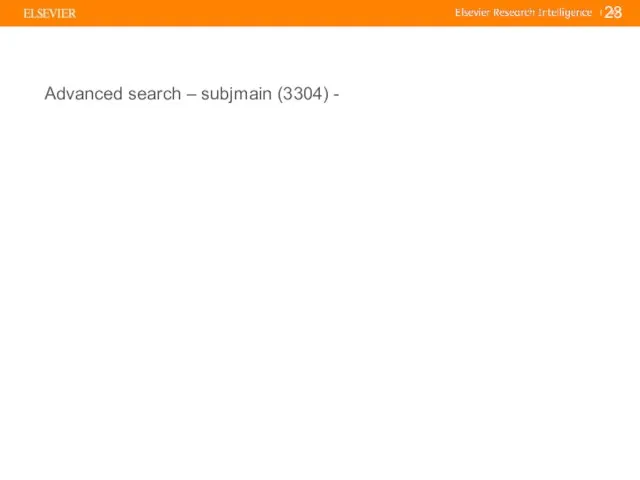 Advanced search – subjmain (3304) -
