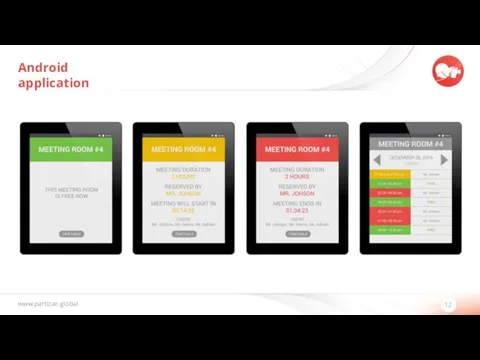 www.partizan.global 12 Android application