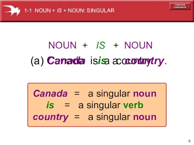 (a) Canada is a country. (a) Canada is a country. Canada