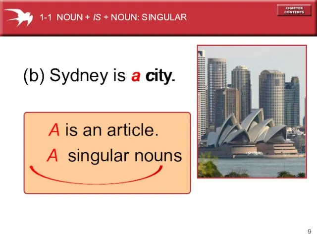 (b) Sydney is a city. (b) Sydney is a city. 1-1