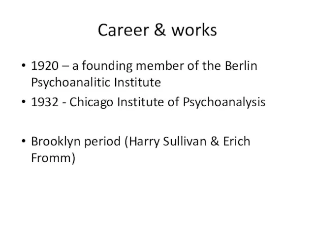 Career & works 1920 – a founding member of the Berlin