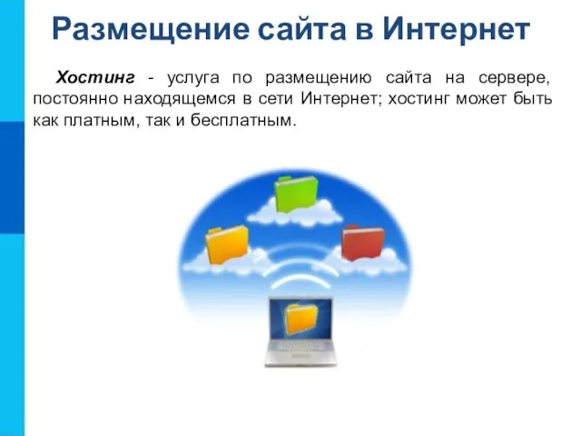 Размещение сайта в Интернет Хостинг - услуга по размещению сайта на