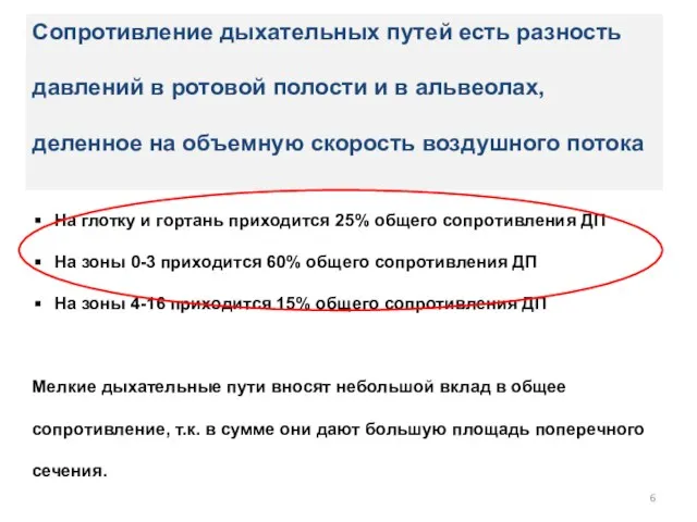 Сопротивление дыхательных путей есть разность давлений в ротовой полости и в