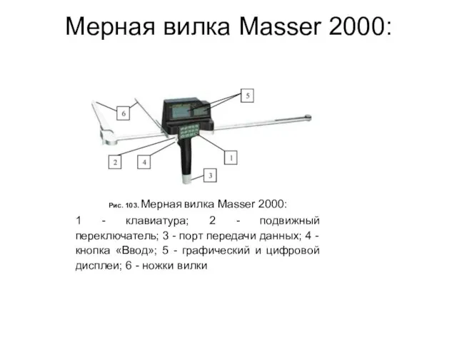 Мерная вилка Masser 2000: