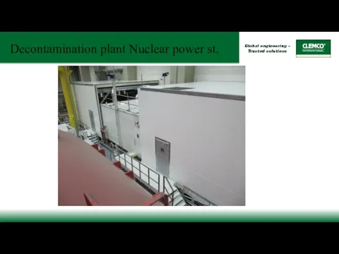 Decontamination plant Nuclear power st.