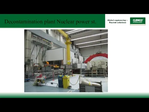 Decontamination plant Nuclear power st.