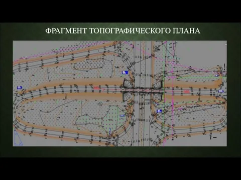 ФРАГМЕНТ ТОПОГРАФИЧЕСКОГО ПЛАНА