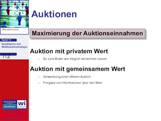 Auktionen Auktion mit privatem Wert So viele Bieter wie möglich teilnehmen