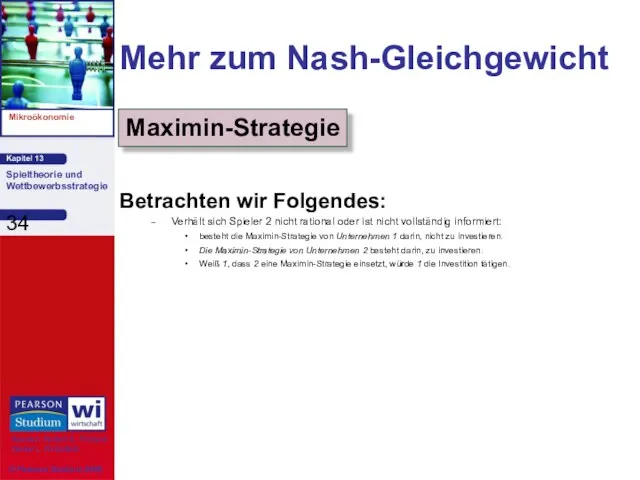 Betrachten wir Folgendes: Verhält sich Spieler 2 nicht rational oder ist