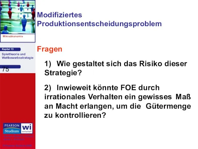 Fragen 1) Wie gestaltet sich das Risiko dieser Strategie? 2) Inwieweit