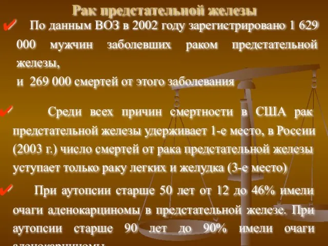 По данным ВОЗ в 2002 году зарегистрировано 1 629 000 мужчин