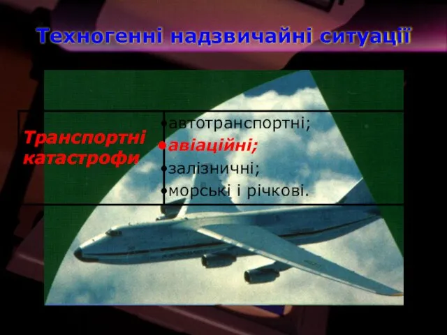 Техногенні надзвичайні ситуації