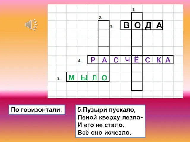 5.Пузыри пускало, Пеной кверху лезло- И его не стало. Всё оно