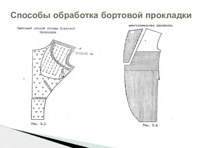 Способы обработка бортовой прокладки