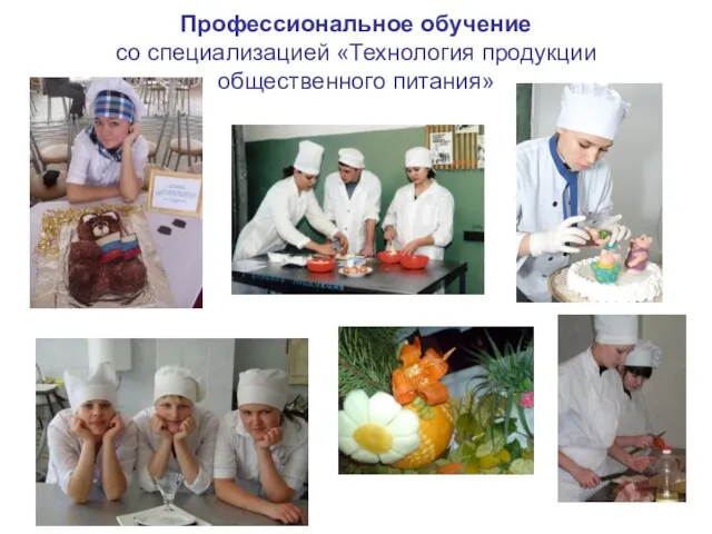 Профессиональное обучение со специализацией «Технология продукции общественного питания»