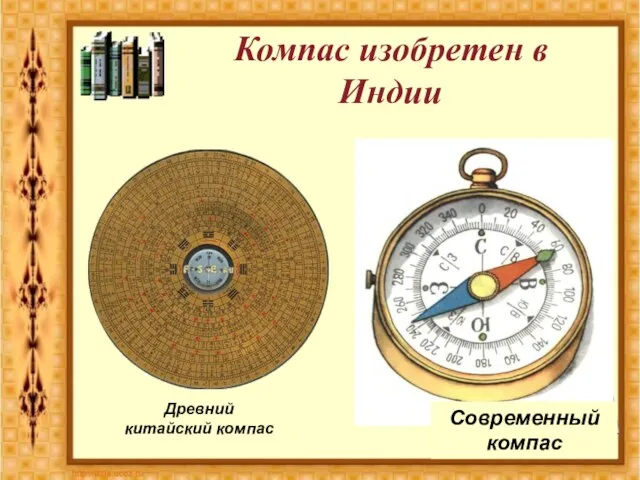 Компас изобретен в Индии Современный компас Древний китайский компас Современный компас