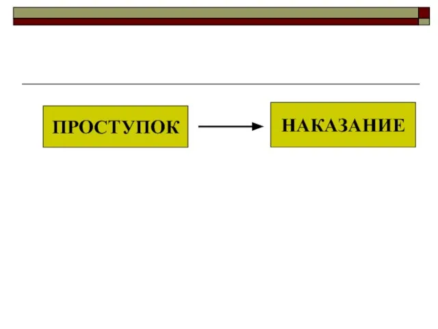 ПРОСТУПОК НАКАЗАНИЕ