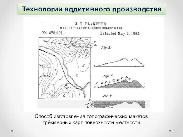 Технологии аддитивного производства Способ изготовления топографических макетов трёхмерных карт поверхности местности