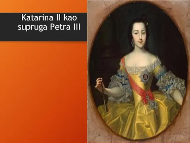 Katarina II kao supruga Petra III