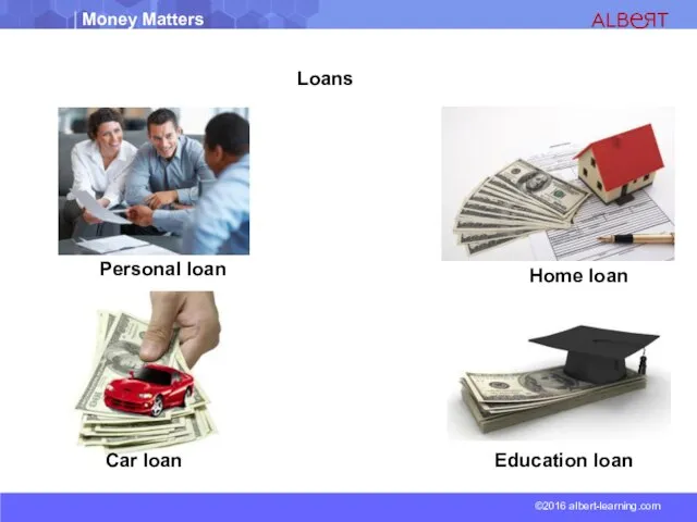 Personal loan Home loan Car loan Education loan Loans