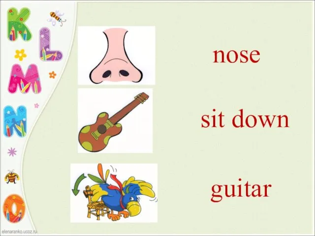 nose sit down guitar