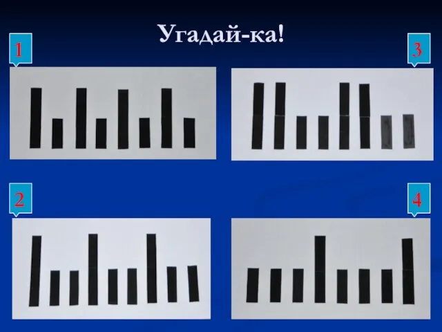 Угадай-ка! 1 2 3 4