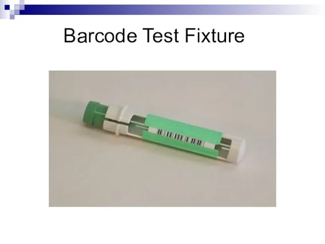 Barcode Test Fixture