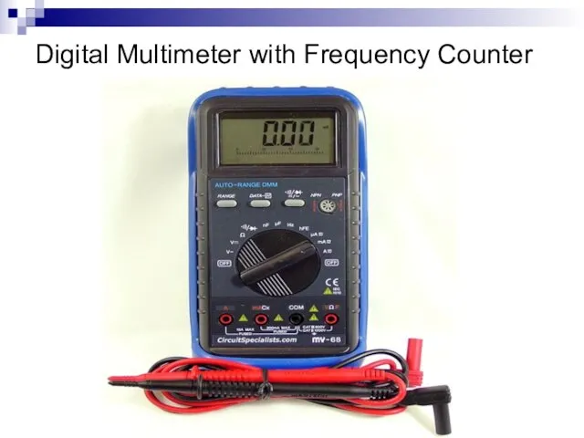 Digital Multimeter with Frequency Counter