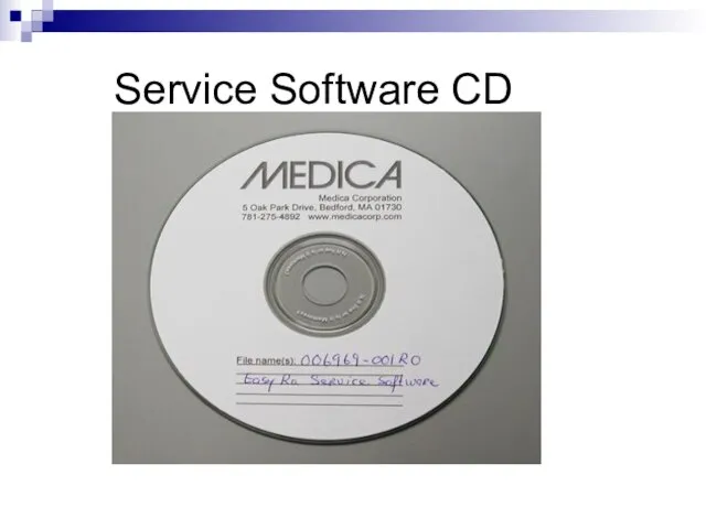 Service Software CD