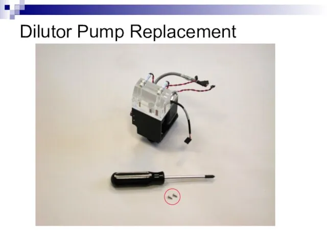 Dilutor Pump Replacement