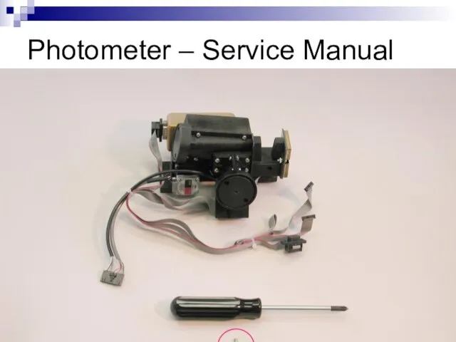 Photometer – Service Manual