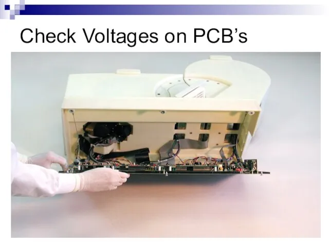 Check Voltages on PCB’s