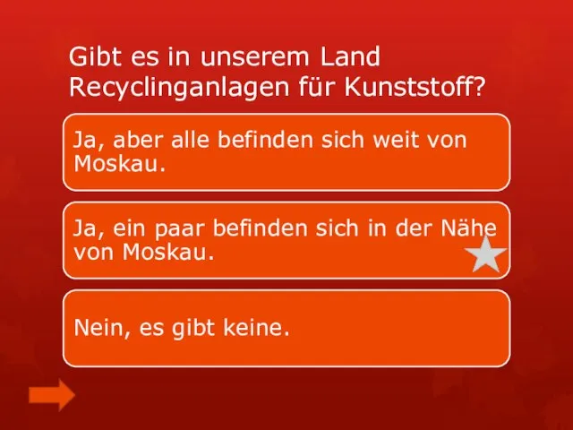 Gibt es in unserem Land Recyclinganlagen für Kunststoff?