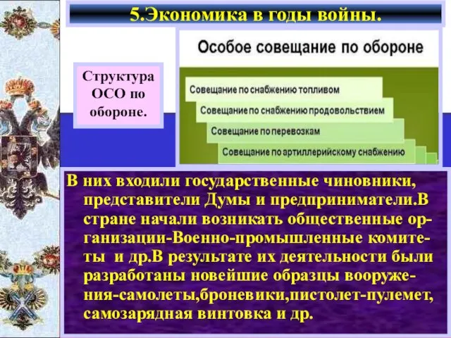 В них входили государственные чиновники, представители Думы и предприниматели.В стране начали