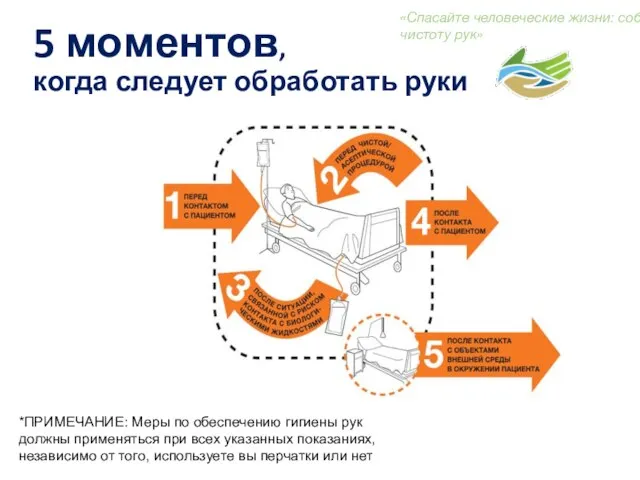 5 моментов, когда следует обработать руки «Спасайте человеческие жизни: соблюдайте чистоту