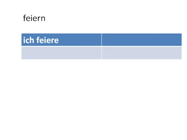 feiern