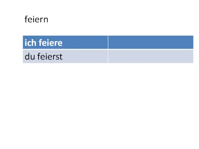 feiern