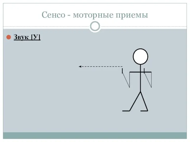 Сенсо - моторные приемы Звук [У]