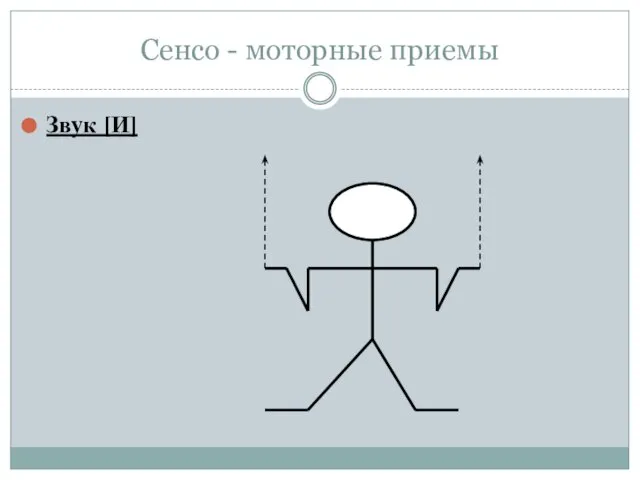 Сенсо - моторные приемы Звук [И]