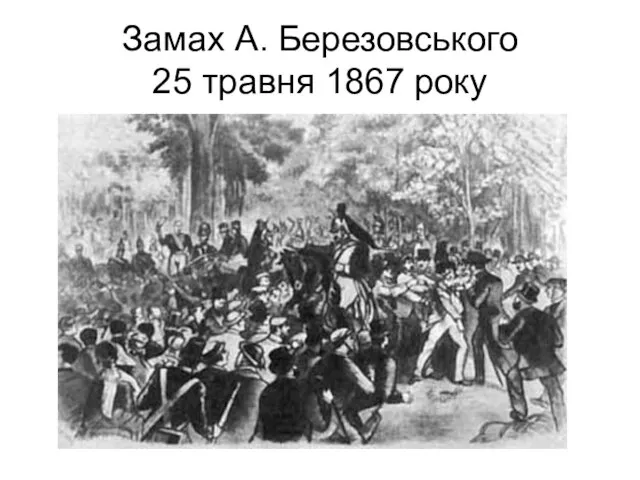 Замах А. Березовського 25 травня 1867 року