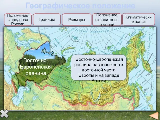 Географическое положение Границы Положение в пределах России Положение относительно морей Размеры