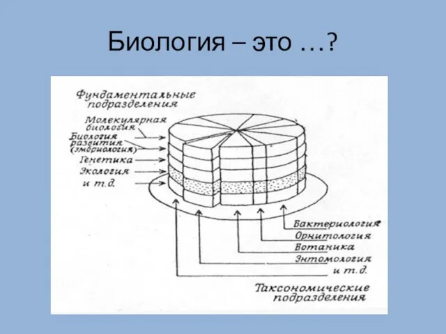 Биология – это …?