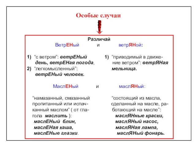 Различай ВетрЕНый и ветрЯНой: 1) “с ветром”: ветрЕНый 1) “приводимый в