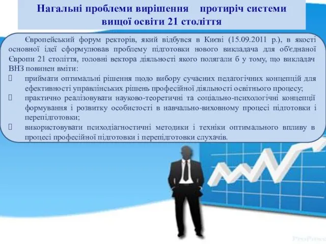 Європейський форум ректорів, який відбувся в Києві (15.09.2011 р.), в якості