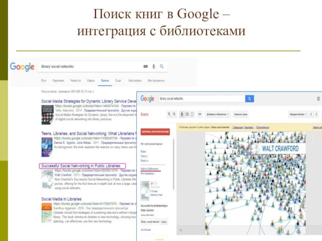 Поиск книг в Google – интеграция с библиотеками