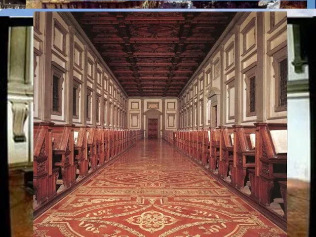 Микеланджело (1475—1564) Площадь Капитолия, Рим Библиотека Лауренциана, Флоренция