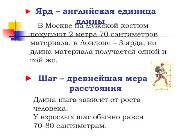 ► Ярд – английская единица длины В Москве на мужской костюм