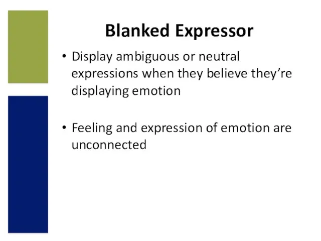 Display ambiguous or neutral expressions when they believe they’re displaying emotion