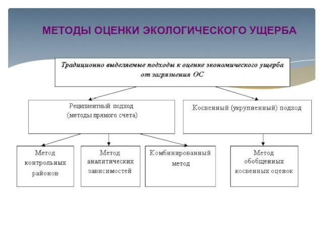 МЕТОДЫ ОЦЕНКИ ЭКОЛОГИЧЕСКОГО УЩЕРБА