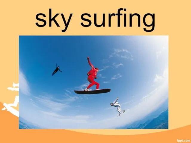 sky surfing